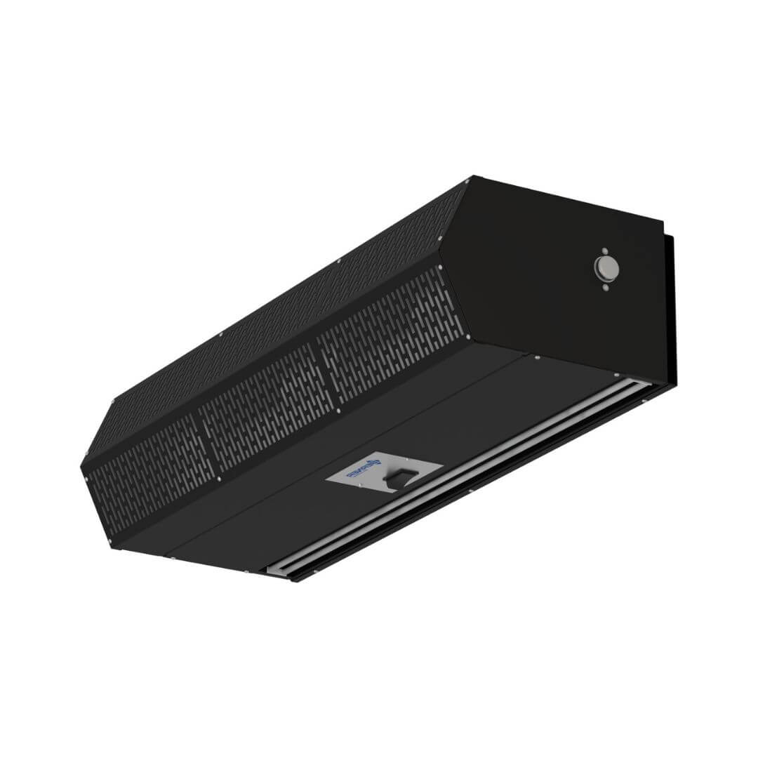 CLC08-1036-in-black-berner-air-curtain Berner Black Air Curtain CLC08-1036E 36" Freezer Restaurant air door