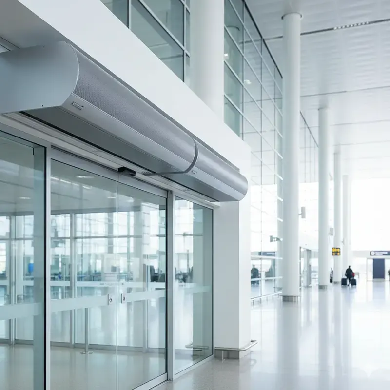 commercial air curtain airport