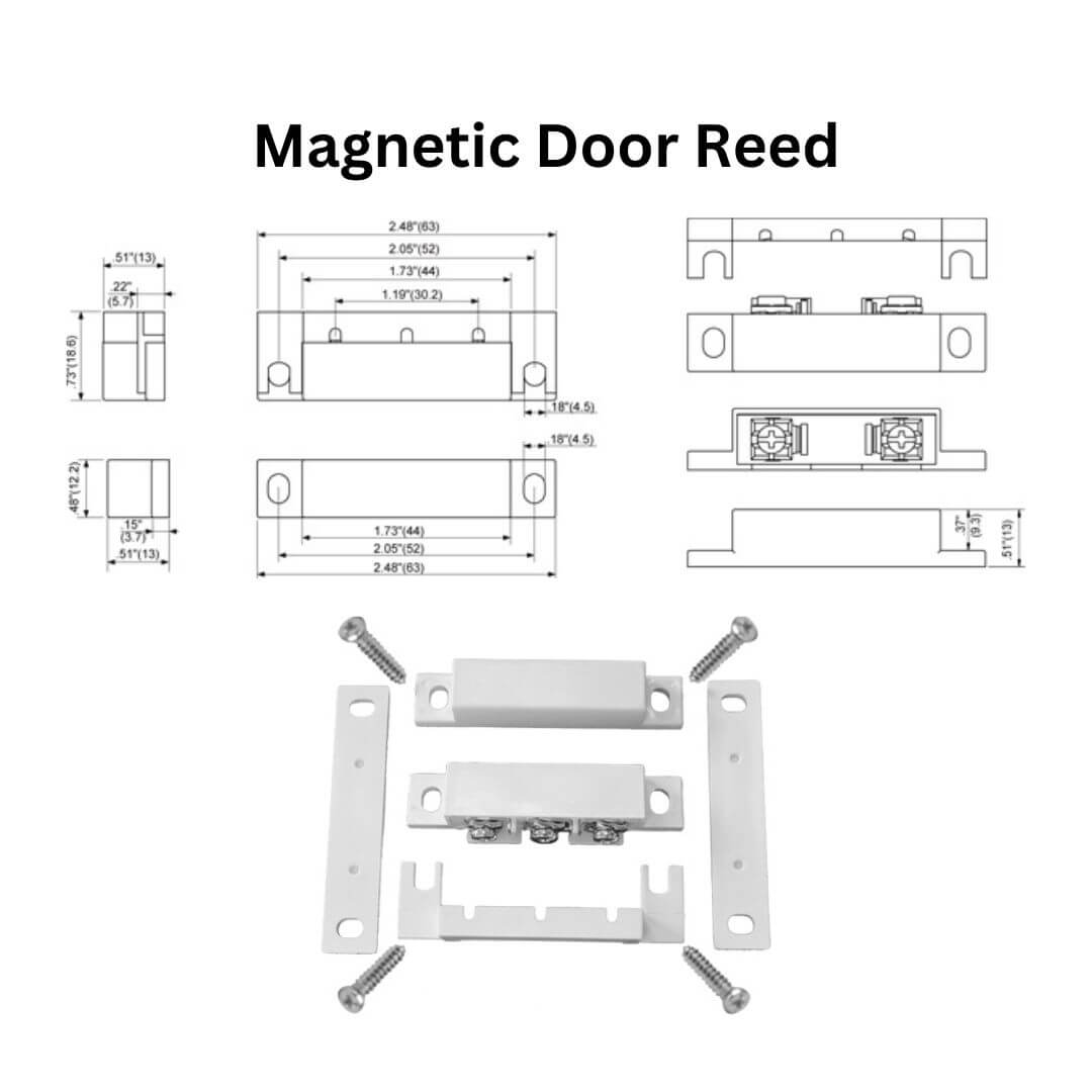 magnetic-door-reed magnetic door reed drawings