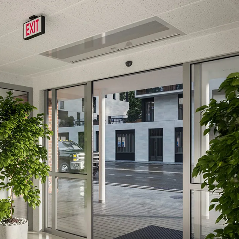 recessed air curtains